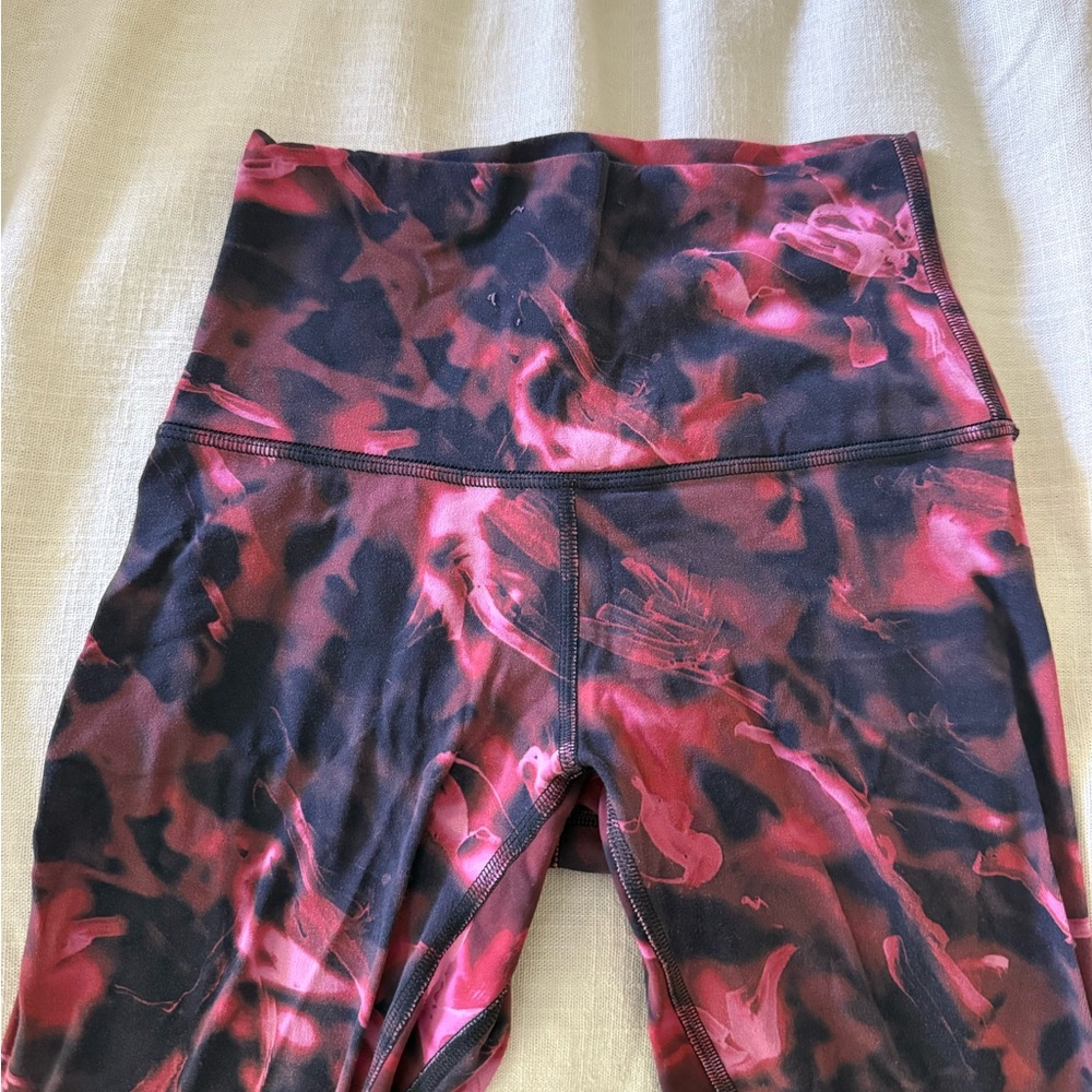 lululemon athletica Pink and Black Athletic Shorts